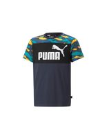 camiseta puma de camuflaje essentials infantil black