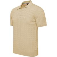 cappuccino italia polo caorle cable knit para hombre
