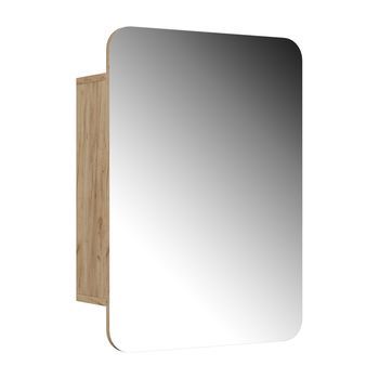 Armario Con Espejo Para Baño Zino 70 X 50 Cm Con Estantes Vicco