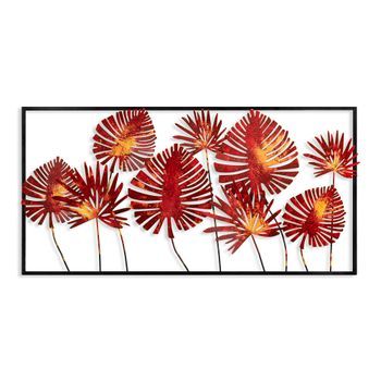 Decoración Pared De Metal Yıldız 3 Multicolor 81x40 Cm