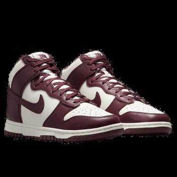 Nike Deportivas Moda Dunk High Burgundy Crush para mujer
