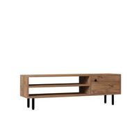 soporte de tv de madera avila - 120 x 30 x 38 cm - pino atlantico