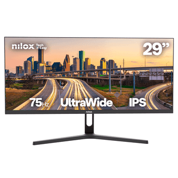 NILOX Monitor 29”, FHD, IPS UltraWide, 4ms, 75 Hz, HDMI y DP 29