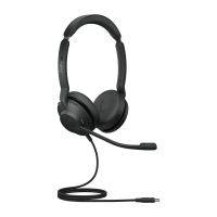 jabra evolve2 30 auricular diadema usb-c para oficinacentro de llamadas negro