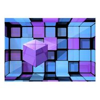 papel pintado 3d - cubo de rubik 350x245 cm