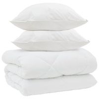 edredon  duvet de invierno con almohada 3 piezas microfibra