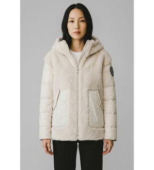 Blauer para mujer. 25WBLDB02106 Chaqueta Estrella blanco (M), Casual, Poliéster, Poliamida, Manga larga