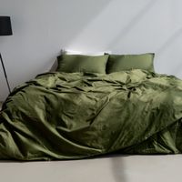 basic funda nordica verde oliva
