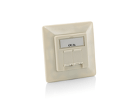 kit 5 unidades roseta cat6a empotrar blanco perla ref 125775
