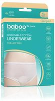 baboo braguitas postparto desechables 100 algodon talla xl 4 uds