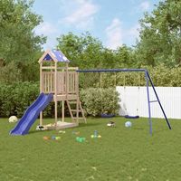 parque infantil  area de juegos de exterior de madera maciza de pino cfw782734