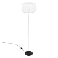 lampara de pie tobie algodon blanco y negro h150cm