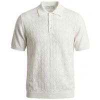 jeordies polo 80599 polo mm rombi-100 bianco para hombre