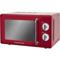 russell hobbs rhretmm705r solo microwave - red red