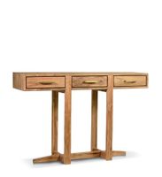 consola de teca reciclada beige anch 130 cm