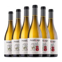 mustiguillo vino blanco mestizaje vino 75 cl 13 vol pack de 6 unidades