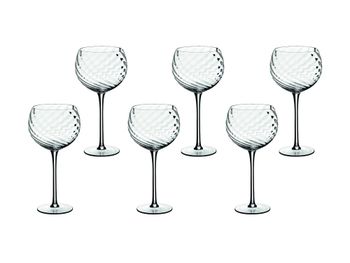 Copas de vino ø10,4cm - 6 piezas - transparente