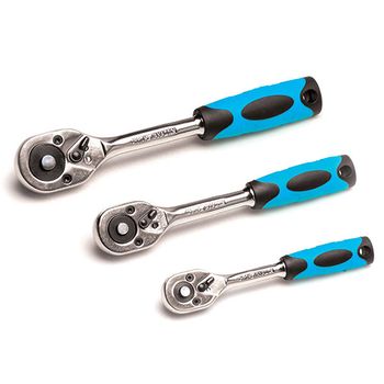 Quick Release Ratchet Wrench - 3pc Kit