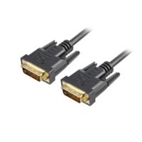 cable dvi-d sharkoon 1 m negro macho a macho