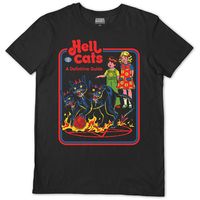 steven rhodes camiseta manga larga hell cats para mujer