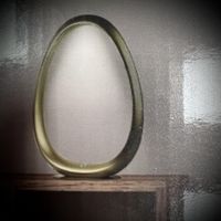lucena rechargeable touch lamp in champagne gold