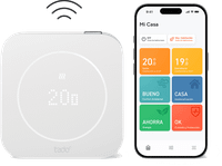 sensor de temperatura - tado x2 gen control preciso manejo intuitivo bateria recargable funciones inteligentes blanco