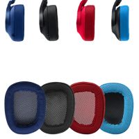 almohadillas de repuesto de espuma viscoelastica y cuero proteico para auriculares piezas de reparacion para logitech g433 g233 g-pro g533 g231 g331