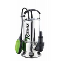 ribimex bomba de achique de 1100 w para aguas sucias  interruptor de flotador - prpvc1101ci