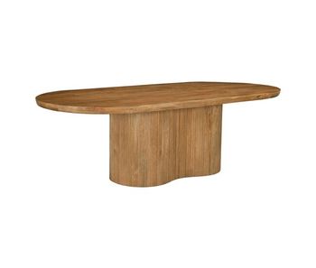 Mesa de comedor ovalada +12 personas 300cm en madera
