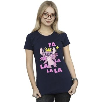Disney Camiseta Angel Fa La La para mujer
