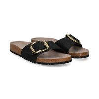 birkenstock sandalias planas mujer - negro talla 38n