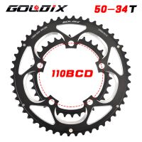 goldix 110bcd 5bolt 2x doble plato 50-34t para pedalier de bicicleta de carreterabicicleta plegable 9s10s11s velocidades 110bcd-5 plato