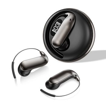 X56 auriculares inalámbricos Bluetooth 6.0 unidad de altavoz de 10 mm pantalla digital ganchos para oreja
