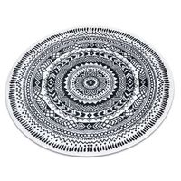 alfombra fun napkin servilleta circulo - crema circulo 200 cm