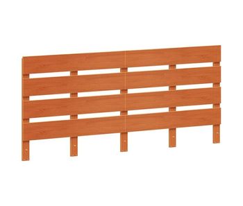 Vidaxl cabecero de cama madera maciza de pino marrón cera 180 cm