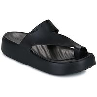 crocs chanclas getaway platform toe loop para mujer