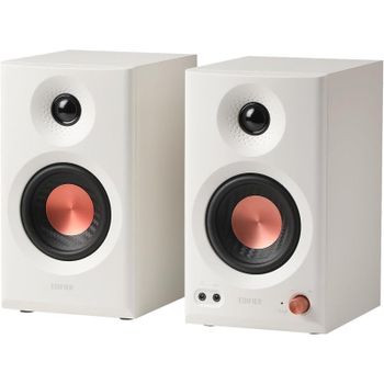Edifier MR3 Altavoces Activos 2.0 42W Hi-Res Audio con Control de Frecuencia Blancos
