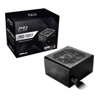 fuente de alimentacion asrock pro-750b 750w certificacion 80 plus bronze activa