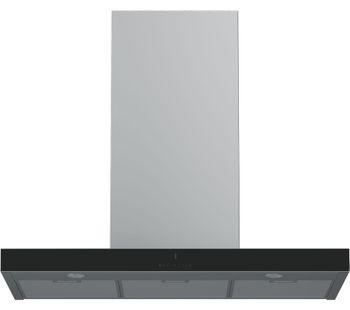 GRUNDIG GDK5774BB Chimney Cooker Hood - Stainless Steel & Black, Stainless Steel