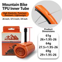 camara de aire krsec tpu para bicicleta de montana mtb 29 26 275 29x195-26 pulgadas neumatico de bicicleta de montana con valvula schrader av tubo de ciclismo 29er