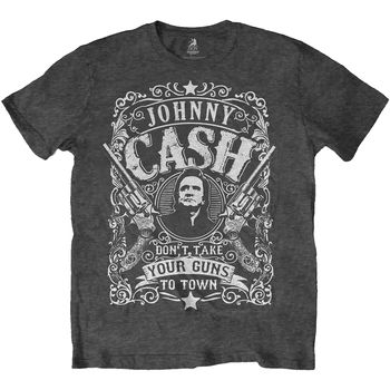 Johnny Cash Camiseta manga larga Don't Take Your Guns To Town para hombre