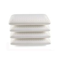 pack 4 almohadas visco perforada alta gama 1 unidad 90x40