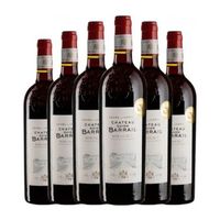 vino tinto chateau guion barrail bordeaux crianza 75 cl 135 vol pack de 6 unidades