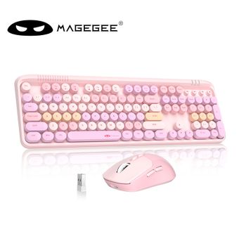 MageGee V920 teclado de juego con cable inalámbrico tres DPI juego de ratón ajustable 104 teclas ahorro de energía para ordenador portátil tableta accesorios de PC