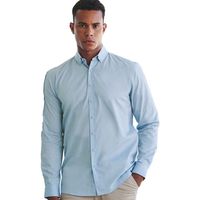 henbury camisa manga larga h582 para hombre