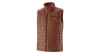 chaqueta de pluma sin mangas patagonia nano puff roja de hombre