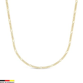 Cadena oro de 14 quilates con eslabones de cadena ancla, 3 mm de grosor