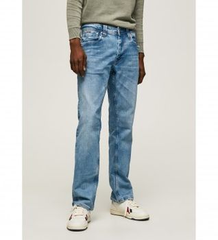 Pepe Jeans para hombre. PM206318VX5 Jeans Cash azul (38/34), Casual, Algodón, Denim