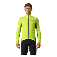 chaqueta cortavientos castelli squadra stretch amarillo flour talla m