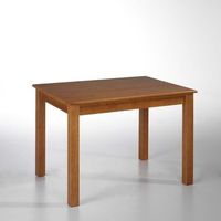 mesa de comedor  pino macizo moblit serie kalpe medidas 73x120x80 cm  altoxanchoxfondo color cerezo